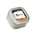 Standard Jelly Beans in Small Square Window Tin
